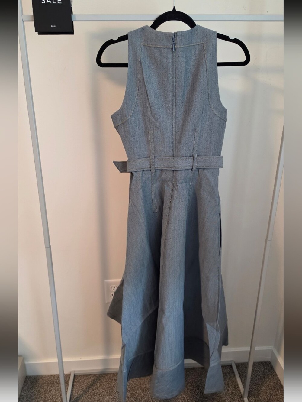 Cinq a Sept Zelda Jean Dress Size 0 - Picture 9 of 11